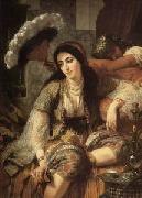 unknow artist Arab or Arabic people and life. Orientalism oil paintings  274